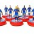 Subbuteo Andrew Table Soccer Olympiacos 2015-16 2nd on RSB Professional Bases